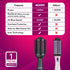 HV2179 Hot Air Brush for Hair, Blow Dryer Brush, Volumizer & Styler, 360° Airflow Vent, Oval Barrel for Hair Volume, Charcoal Bristles, Ceramic Coating Brushing Head, 1200W
